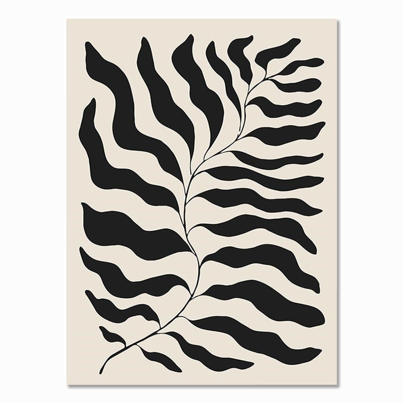 FOLIAGE Minimalist Botanical Canvas Wall Art Print