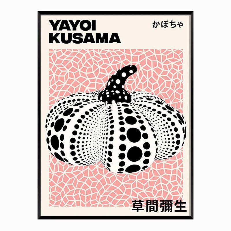 PUMPKIN Canvas – Yayoi Kusama Pop Art