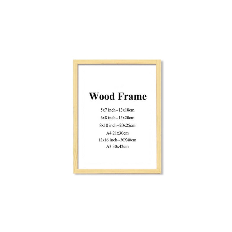 Wooden Picture Frame - Multiple Dimensions