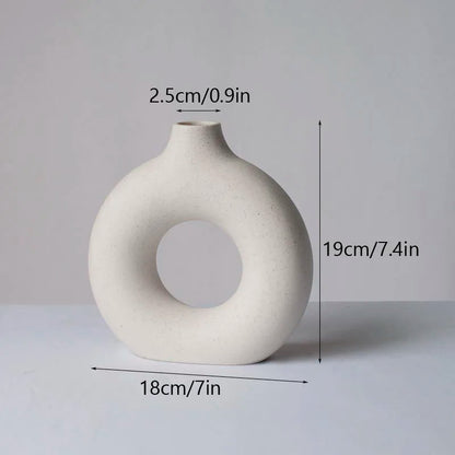 RUNE Round Multi-Size Ceramic Vases