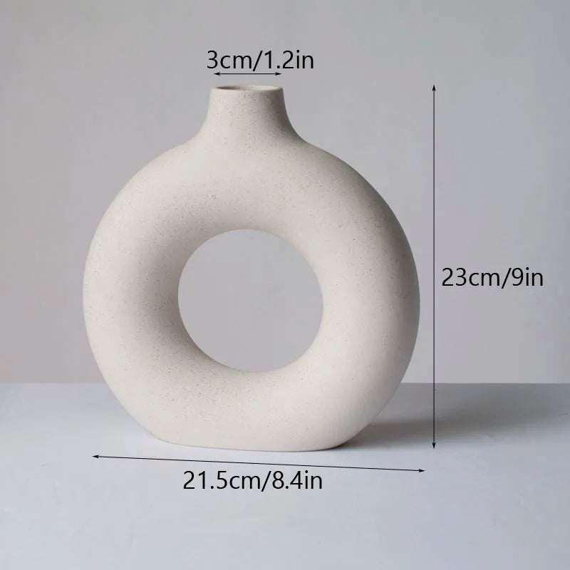 RUNE Round Multi-Size Ceramic Vases