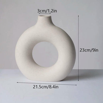RUNE Round Multi-Size Ceramic Vases