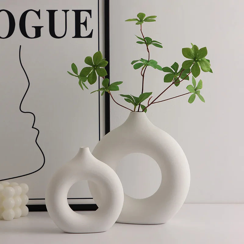 RUNE Round Multi-Size Ceramic Vases