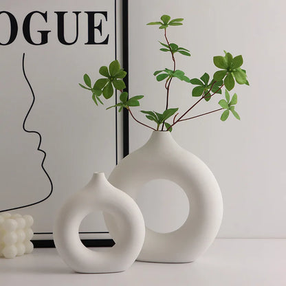 RUNE Round Multi-Size Ceramic Vases