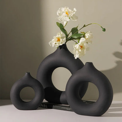 RUNE Round Multi-Size Ceramic Vases