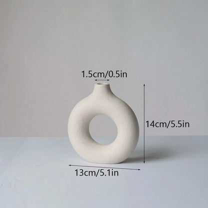 RUNE Round Multi-Size Ceramic Vases