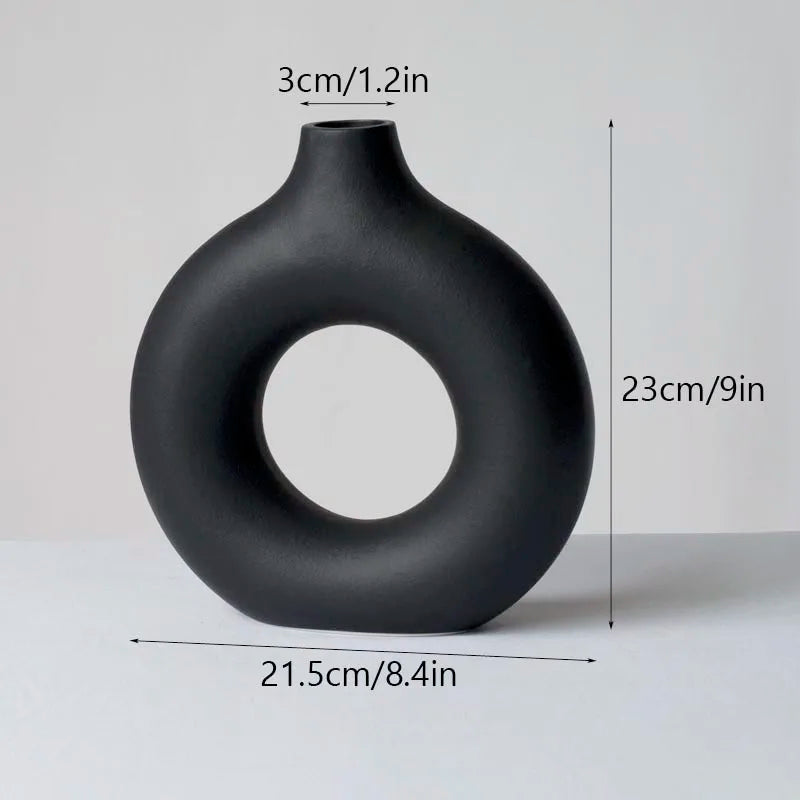 RUNE Round Multi-Size Ceramic Vases