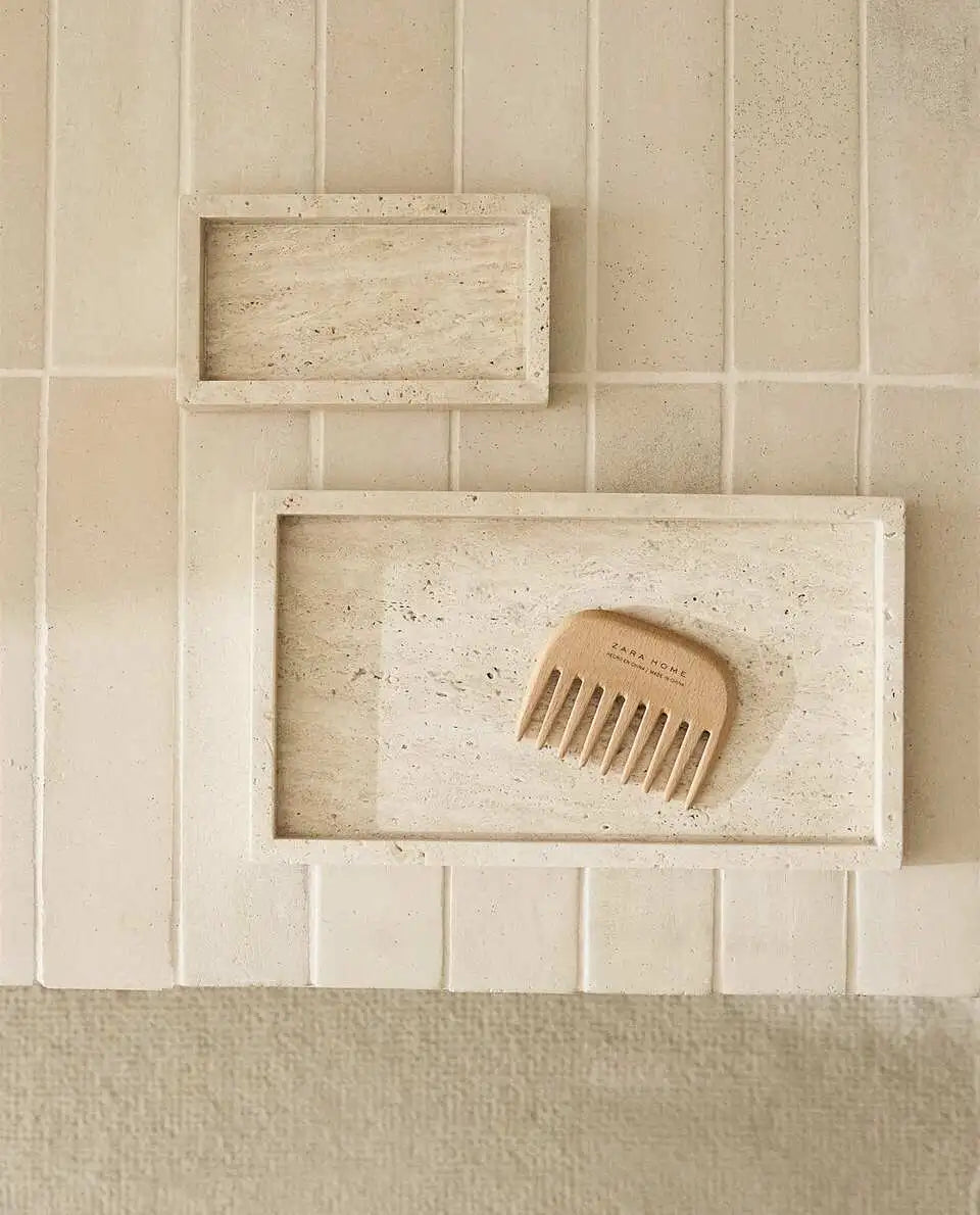 AMARA Travertine Tray