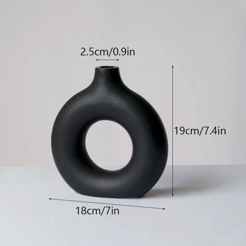 RUNE Round Multi-Size Ceramic Vases