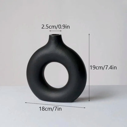 RUNE Round Multi-Size Ceramic Vases