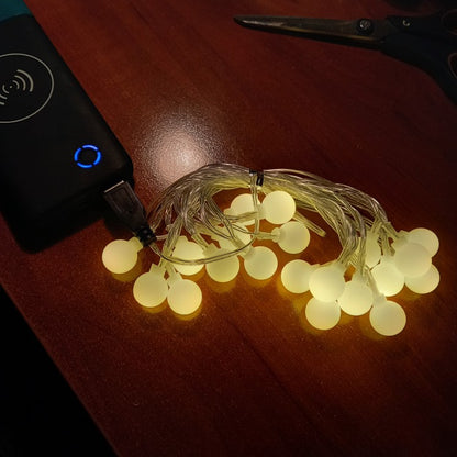 FAIRY Indoor/Outdoor String Lights – Warm LED Ambient Lighting