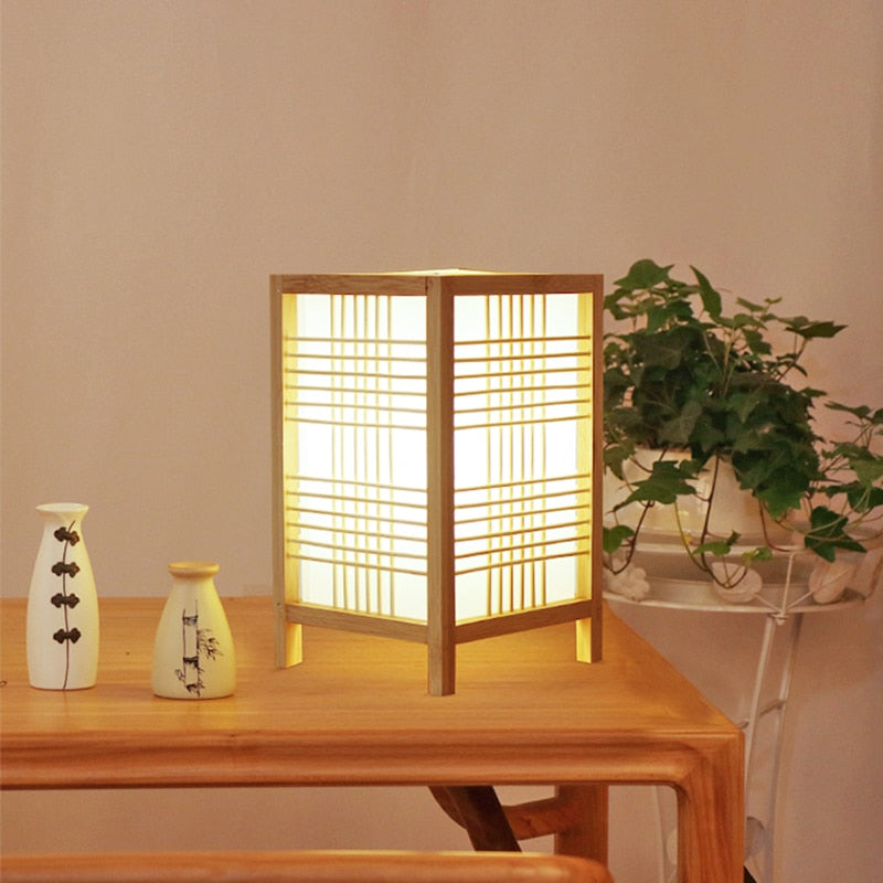 ZEN Bamboo Woven Table Lamp