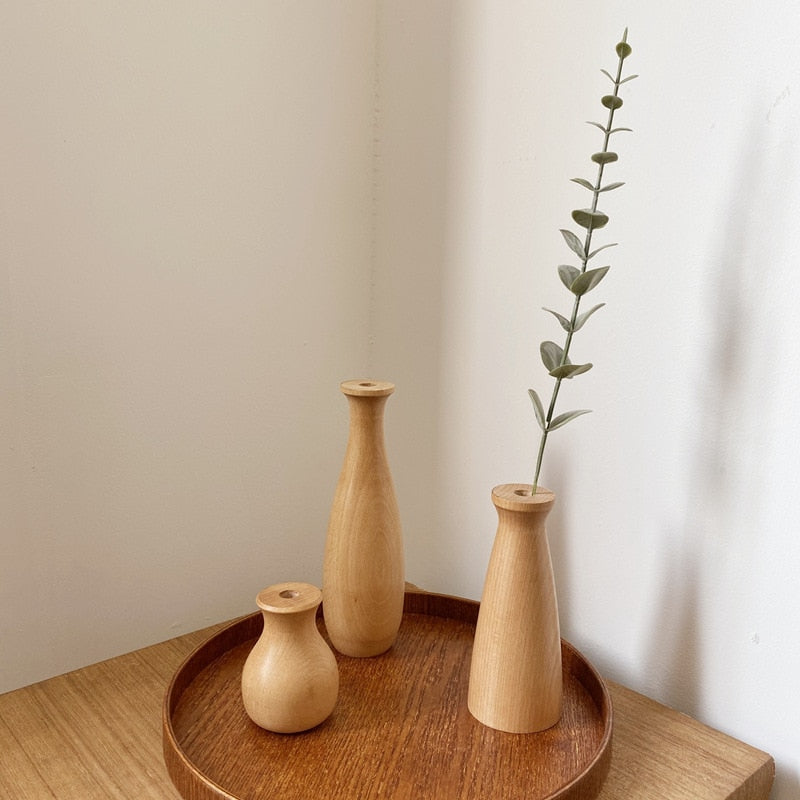 WOODLAND Wooden Vases