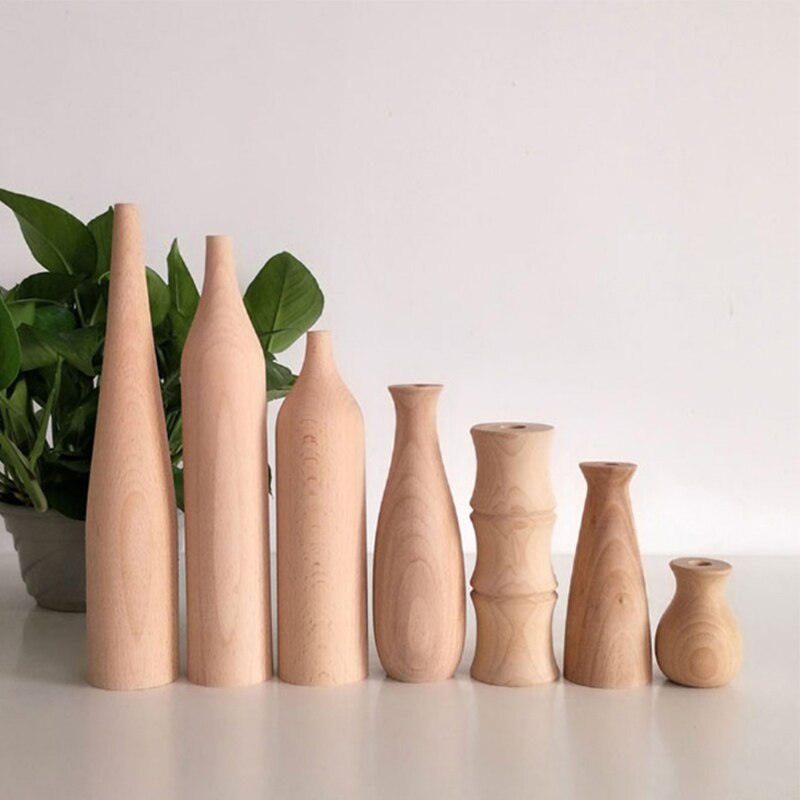 WOODLAND Wooden Vases